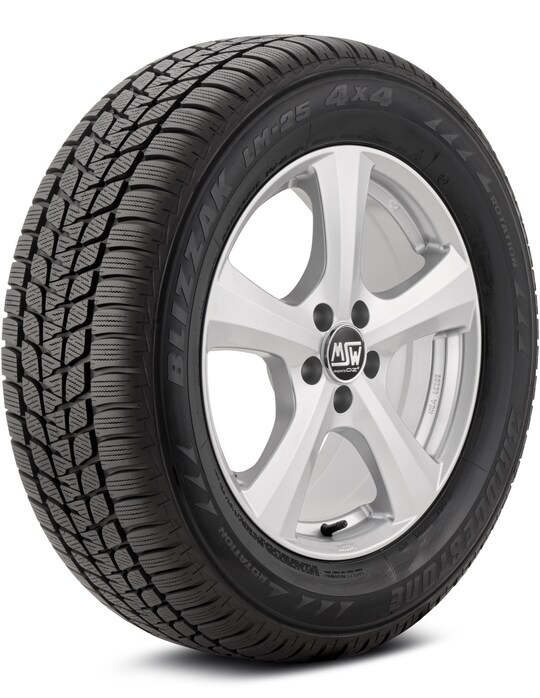 Bridgestone Blizzak LM25 4X4 Tire Rack
