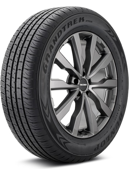 2021年製 DUNLOP GRANDTREK PT5A 265/55R20 109V 4本 №4812 夏タイヤ 99％残溝 20X8J INSTE60 6H139.7 ランクル 300 純正