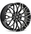 Wheel in carousel - ASANTI Black Label ABL-50 Machined w/Gloss Black Accent