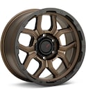 Wheel in carousel - DX4 Baja Frozen Bronze w/Black Lip