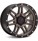 Wheel in carousel - DX4 Rebel Matte Bronze w/Black Ring