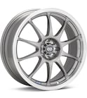 Wheel in carousel - Enkei Performance J10 Silver w/Machined Lip