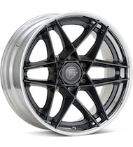 Flight Gloss Gunmetal w/Chrome Lip