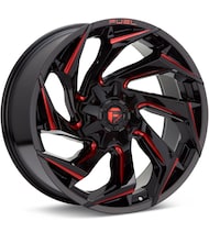 Reaction Gloss Black w/Red Accent