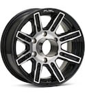 Machined w/Gloss Black Accent