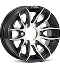Machined w/Gloss Black Accent