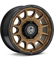 Rancho 8-Lug Satin Bronze w/Gloss Black Lip