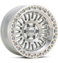 KM554 Aztec Gloss Silver Machined w/Clear