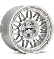 KM555 Attack Gloss Silver Machined w/Clear