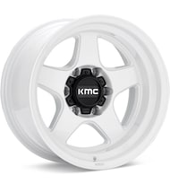 KMC KM728 Lobo Gloss White Painted