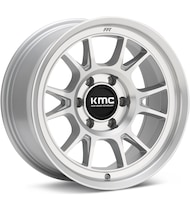 KM729 Range Gloss Silver Machined w/Clear