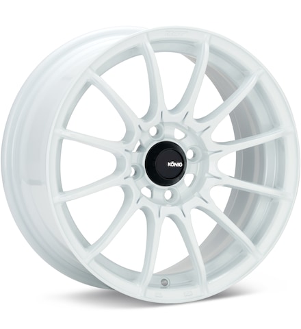 Konig Dial In Wheel Model with Gloss White Finish