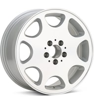 Style M8 Silver Machined w/Clearcoat