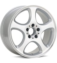 Style MS Silver Machined w/Clearcoat