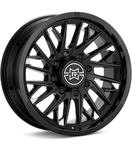 MR801 8-Lug Gloss Black w/Milled Accent