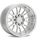 Silver Machined w/Clearcoat