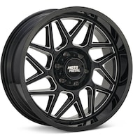 MO812 Turbine Gloss Black w/Milled Accent