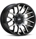 Machined w/Gloss Black Accent