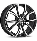 Wheel in carousel - MSW Type 27 Machined w/Black Accent