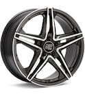 Wheel in carousel - MSW Type 31 Machined w/Gloss Grey Accent