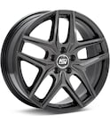 Wheel in carousel - MSW Type 40 Gloss Gunmetal Silver