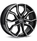 Machined w/Black Accent