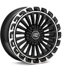 Wheel in carousel - MSW Type 32 Gloss Black w/Machined Lip