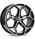 Machined w/Gloss Black Accent