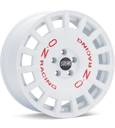 OZ Racing Rally Racing Wheel Model with White Finish