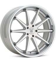 RFC10 Silver Machined w/Chrome Lip