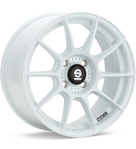 Sparco Flow Form FF1 Wheel Model with White Finish