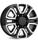 Machined w/Gloss Black Accent