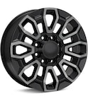 Black Machined w/Dark Tint
