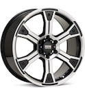 Machined w/Black Accent