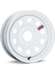 Trailer 15 5-Lug Gloss White