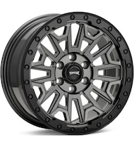 Imogene Gloss Gunmetal w/Black Lip