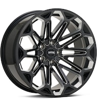 Xcelerate Gloss Black w/Milled Accent