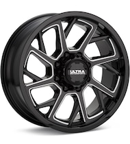 Patriot 8-Lug Gloss Black w/Milled Accent