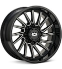 Gloss Black w/Milled Accent