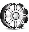 Wheel in carousel - Vision Wheel Warrior Machined w/Gloss Black Accent